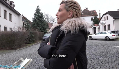 Subil Arch согласна ебаться с порно агентом за большие деньги на улице