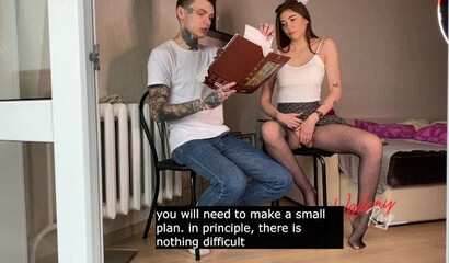 Хватит меня уже учить, лучше дай покажу как я глотаю хуй