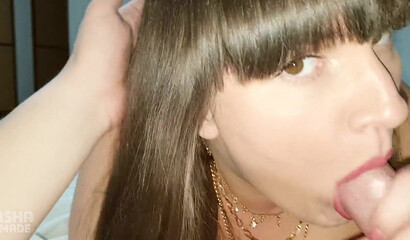 Мама, просто открой рот и сделай минет, а я кончу