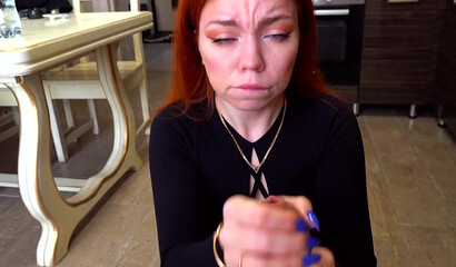 Foreskin play and deepthroat! She swallowed all my sperm!