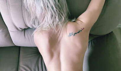 Fucked a big-boobed beauty with a powerful cumshot on her stomach