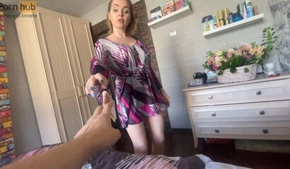 Заскочил к сексуальной милфе-экскортнице домой для экспресс перепихона