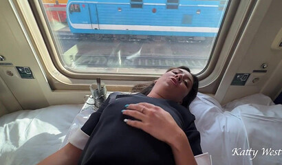 I called the conductor on the train to my compartment and fucked while she was on a break