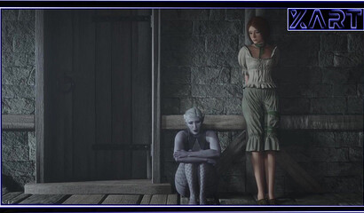 Two big dicks fuck one beautiful Asian woman with big natural breasts